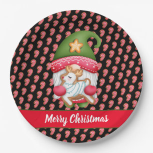 Candy Gnome Customise Colour and Text Paper Plate