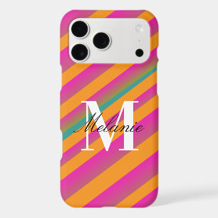 Candy Gradient Colourful Custom Monogram Initial
