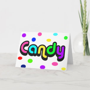 Candy-greeting cards