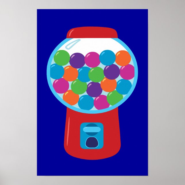 Candy Gumball Machine Poster (Front)