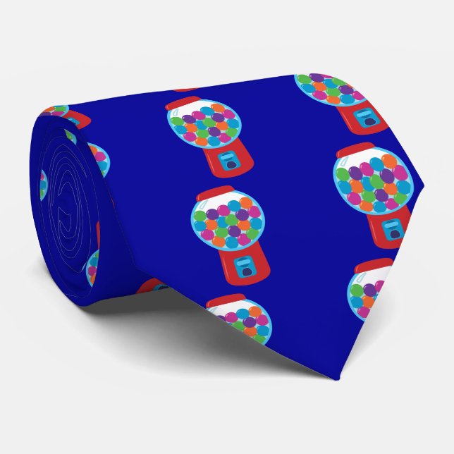 Candy Gumball Machine Tie (Rolled)