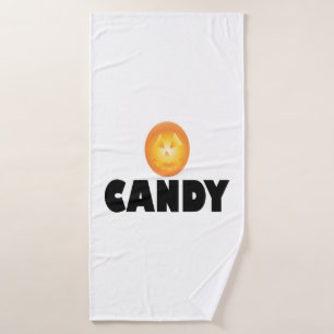 Candy Halloween Bath Towel