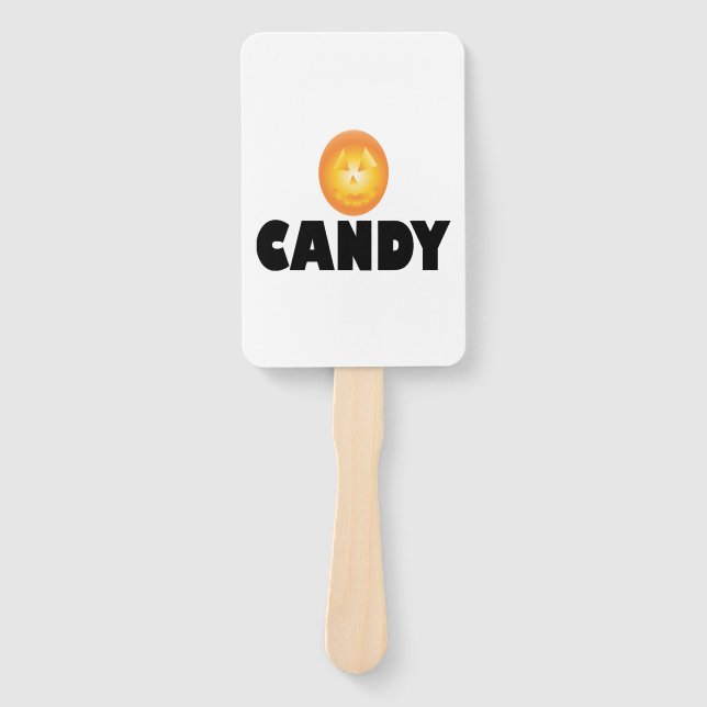 Candy Halloween  Hand Fan (Front)