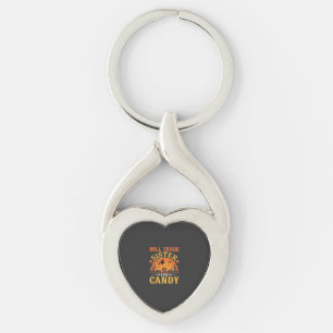 Candy Halloween Sister Trade Design_1 Key Ring