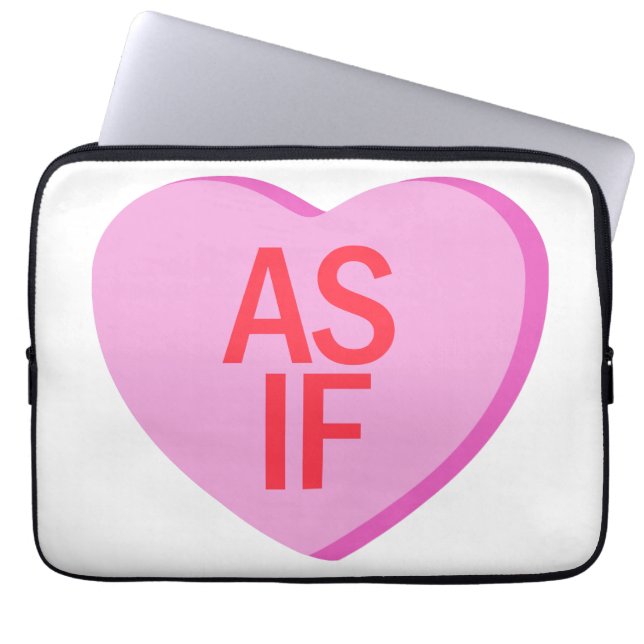 Candy Heart - AS IF Laptop Sleeve (Front)