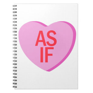 Candy Heart - AS IF Notebook