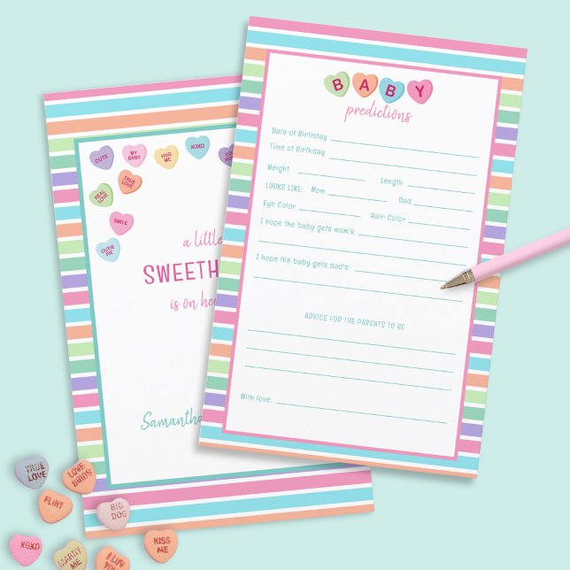 CANDY HEART BABY SHOWER GAME (Creator Uploaded)