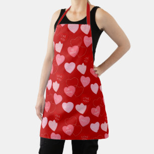 Candy Heart Cascade Apron