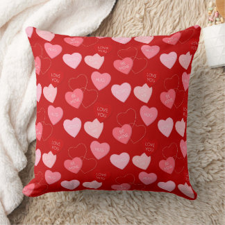 Candy Heart Cascade Cushion