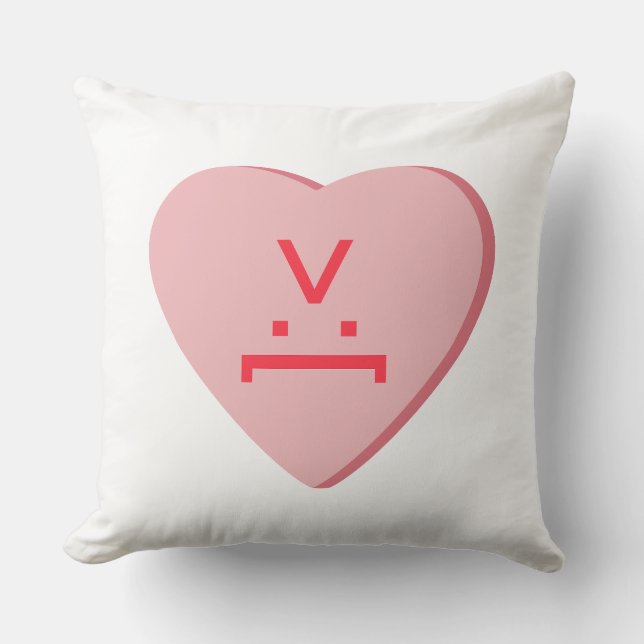 Candy Heart - Devil Face Cushion (Front)