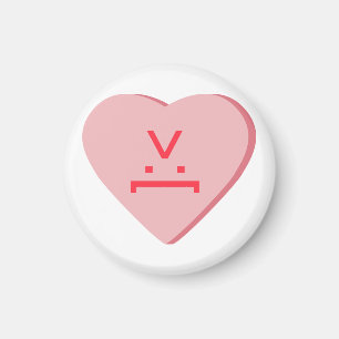 Candy Heart - Devil Face Magnet