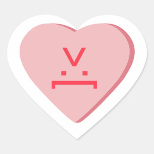 Candy Heart - Devil Face Sticker