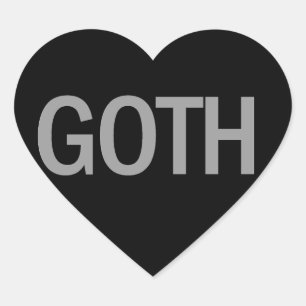 Candy Heart - Goth Sticker