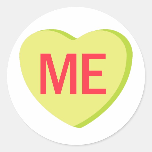 Candy Heart - ME Classic Round Sticker (Front)