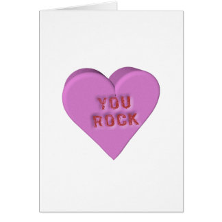 Candy Heart "YOU ROCK"