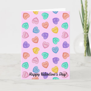 Candy Hearts Card
