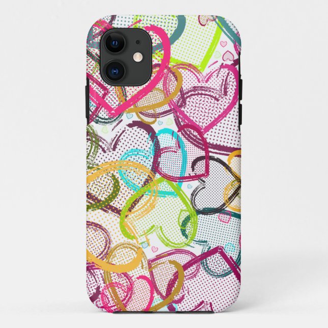 Candy Hearts Case-Mate iPhone Case (Back)