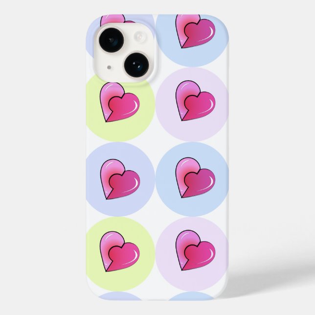 Candy Hearts Case-Mate iPhone Case (Back)
