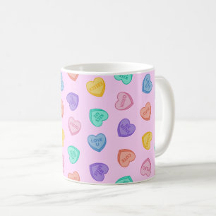 Candy Hearts Coffee Mug