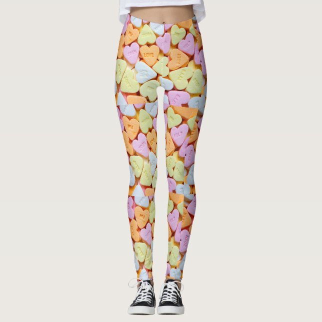 Candy Hearts Leggings (Front)