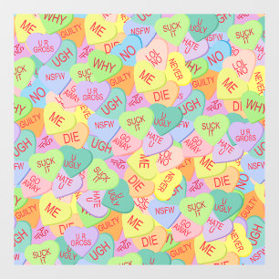 Candy Hearts Pattern - SFW