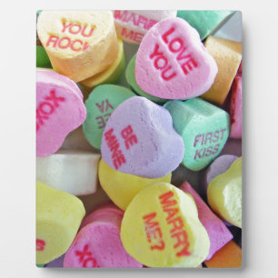 Candy Hearts Plaque