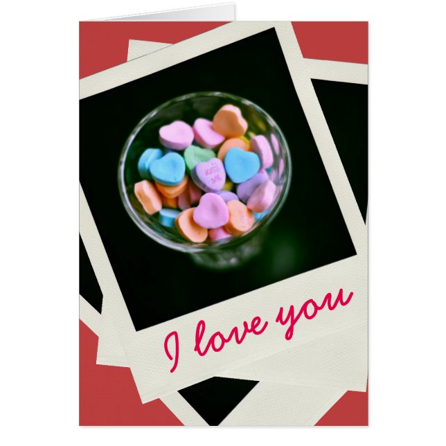 Candy Hearts, Valentine, Love, Photograph (Front)