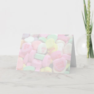 Candy Hearts Valentine's Day Cards