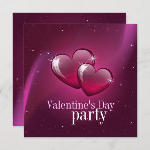 Candy Hearts Valentine's Day Party Invitation