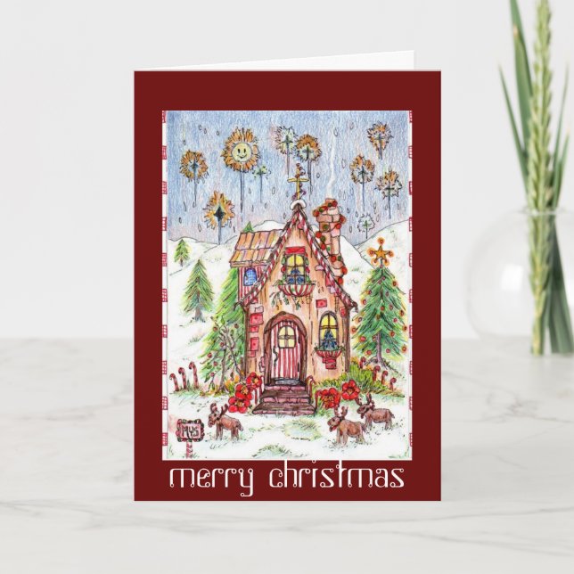 Candy House Christmas card (Front)