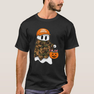 Candy Hunter Camo Ghost Halloween Trick or Treat T-Shirt
