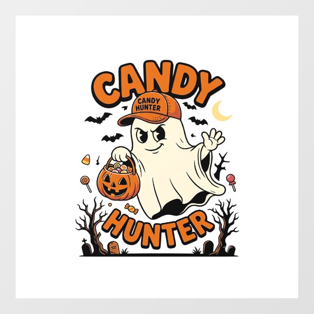 Candy Hunter Halloween Ghost Pumpkin Bucket_1 (Sheet)