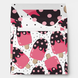 Candy Ice Cream Pattern Envelope