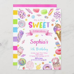 Candy Invitation