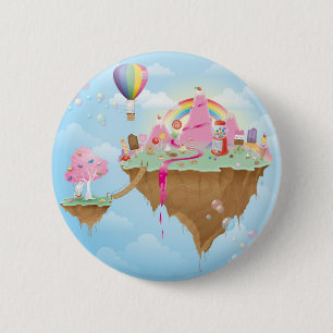 Candy Island 6 Cm Round Badge