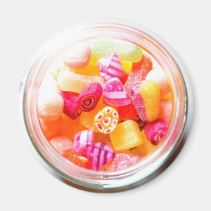 Candy jar magnet