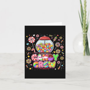 Candy Land Candy Crew Party Halloween Costumes Can Card