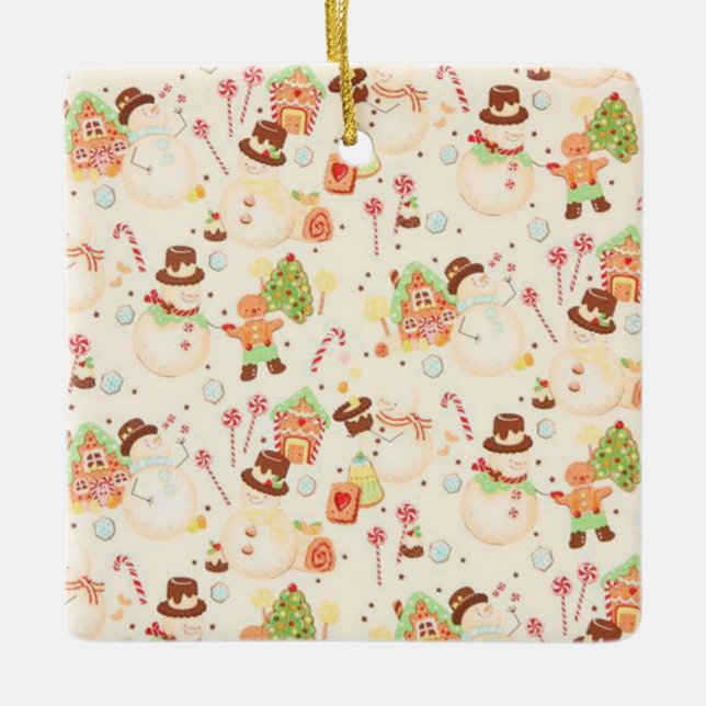 Candy Land Ceramic Tree Decoration (Front)