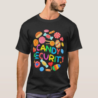 Candy Land Costumes Candy Security Candy Crew  T-Shirt