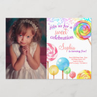 Candy Land Girl Birthday Sweet Lollipops