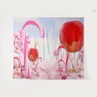 Candy Land Girl Party Backdrop Tapestry