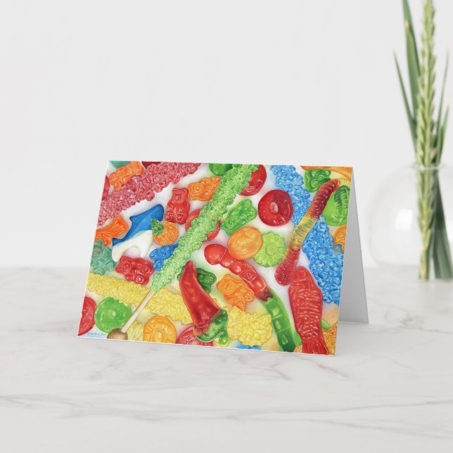 Candy Land Thank You Card (Front)