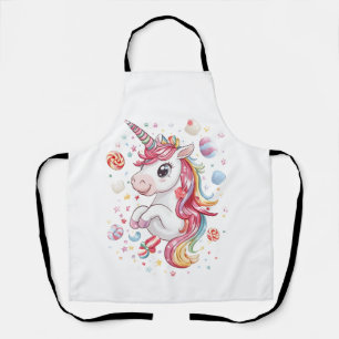 Candy Land Unicorn (1) Apron