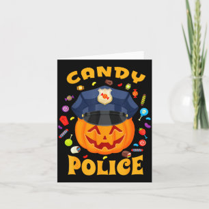 Candy Lice Halloween Party Costume Security Funny Card