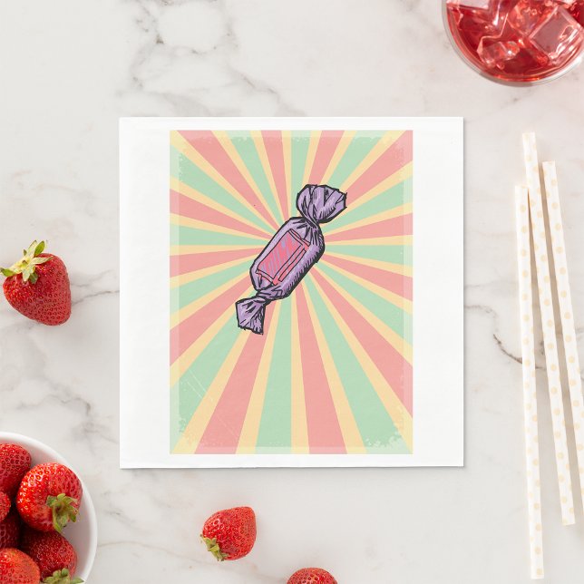 Candy Lollie Paper Napkins (Creator Uploaded)