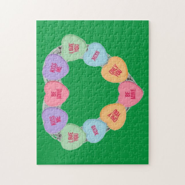 Candy Love Hearts Puzzle (Vertical)
