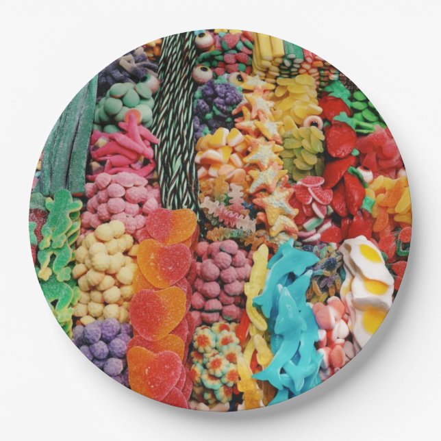 CANDY Lover Paper Plate (Front)