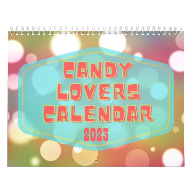 Candy Lovers 2023 Calendar (Cover)