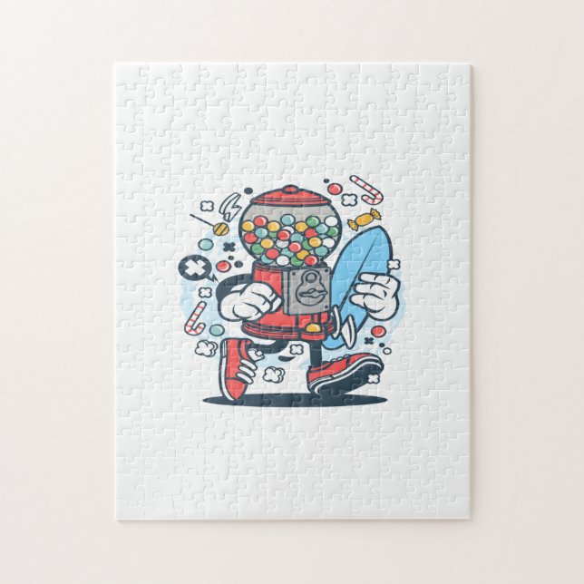 Candy Machine Surfer Jigsaw Puzzle (Vertical)