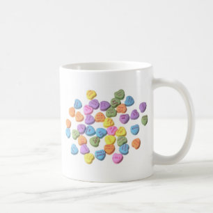 Candy Message Hearts Coffee Mug